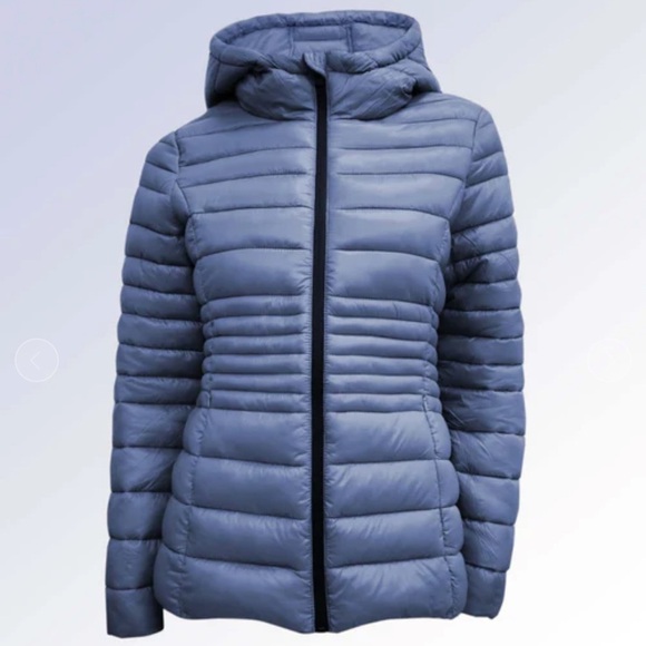 POINT ZERO Ultra-Light Puffer Jacket in storm grey - Picture 1 of 7